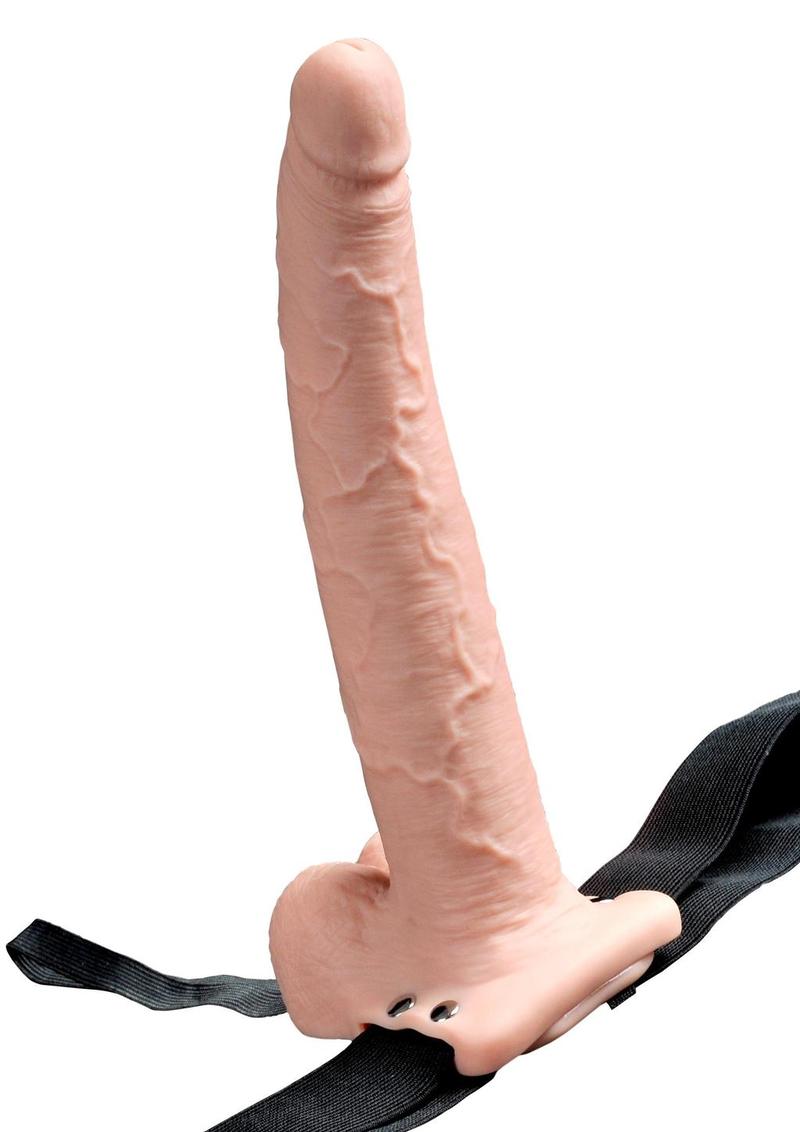 Fetish Fantasy Series Hollow Rechargeable Strap-On With Balls
