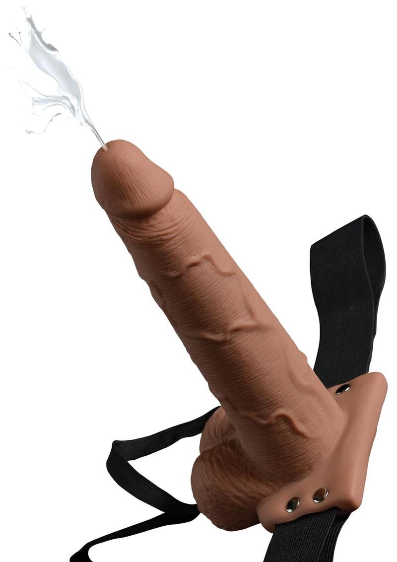 Fetish Fantasy Series Hollow Squirting Strap-On Balls and Harness