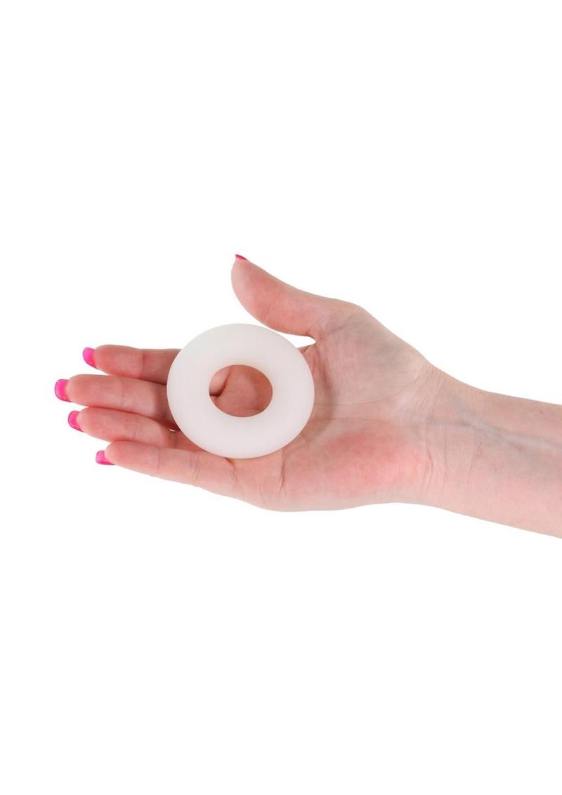 Firefly Glow in the Dark Bubble Single Super Stretchable Silicone Cock Ring