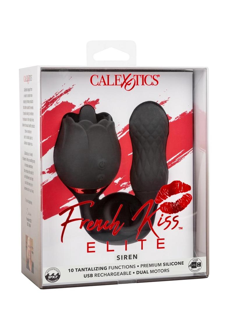 Calexotics French Kiss Elite Siren Rechargeable Silicone Vibrator