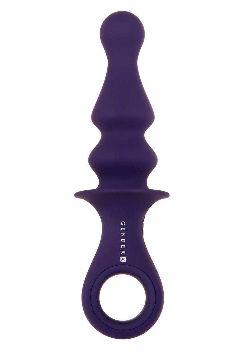Gender X Ring Pop Rechargeable Silicone Vibrating Anal Plug