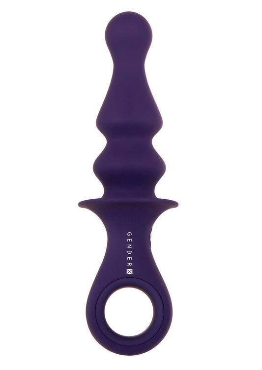 Gender X Ring Pop Rechargeable Silicone Vibrating Anal Plug