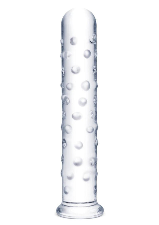 Glas Extra Large Glass Dildo With Luxury Satin Storage Bag