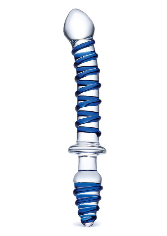Glas Mr. Swirly Double Blown Glass Butt Plug