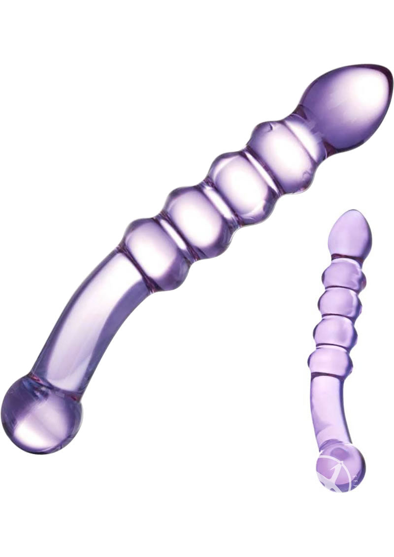 Glas Rain Ribbed With Handcrafted Luxury Glass Dildo Success