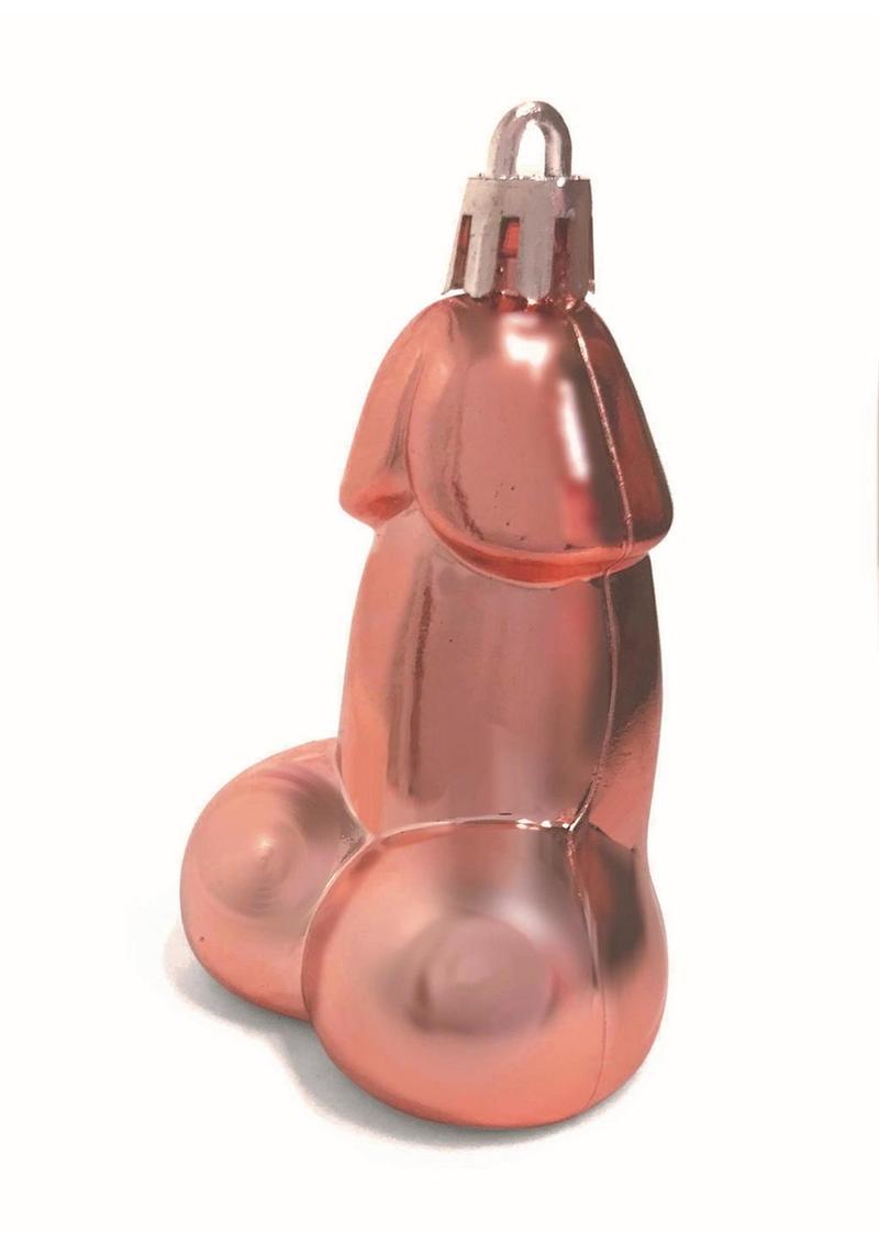 Glitterati Metallic Penis Party Ornaments