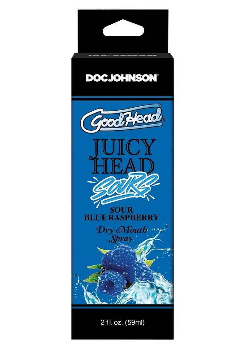 GoodHead Juicy Head Sour Blue Raspberry Dry Mouth Spray
