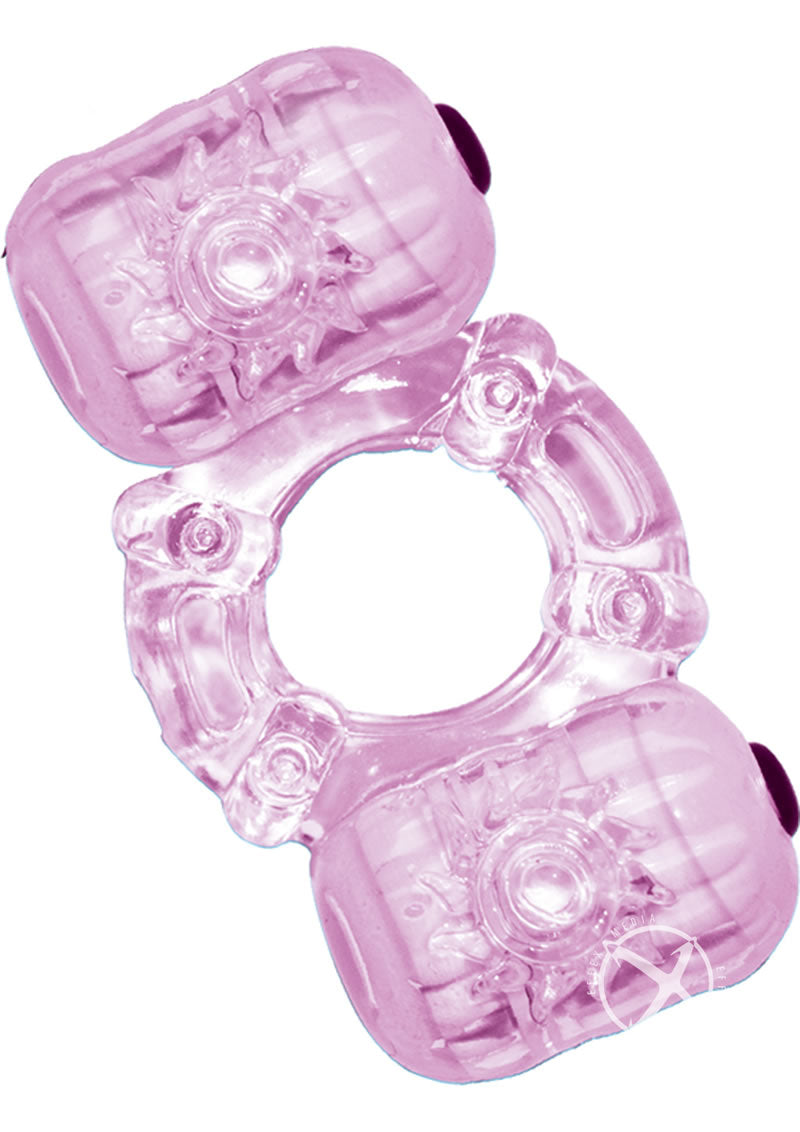 Hero Double Pleaser Teaser Vibrating Cock Ring