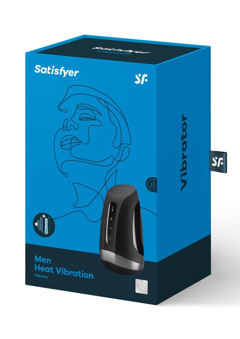 Satisfyer Men Heat Vibration Warming Male Vibrator with Deep Pulses