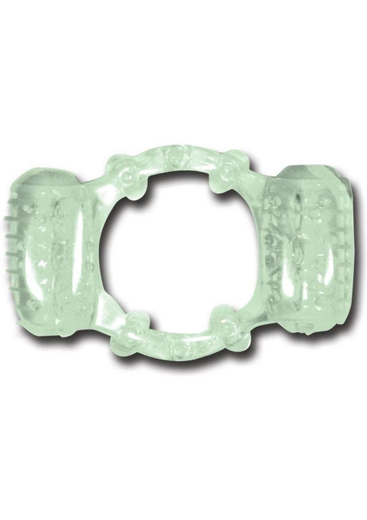 Double Dinger Night Rider Dual Vibrating Ring