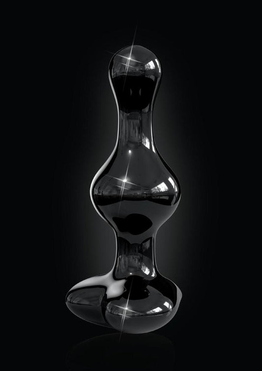 Icicles No. 74 Beaded Heart-Shaped Glass Anal Plug