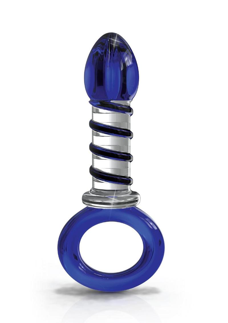 Icicles No. 81 Textured Glass Juicer Anal Probe