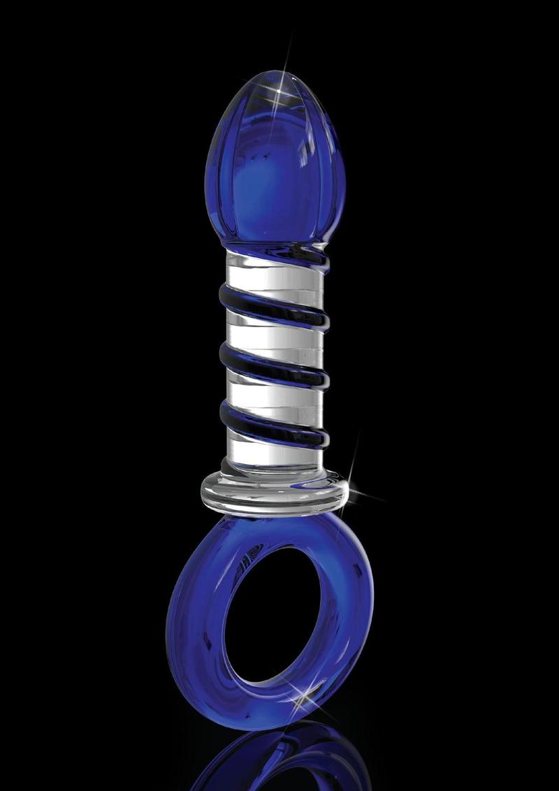 Icicles No. 81 Textured Glass Juicer Anal Probe