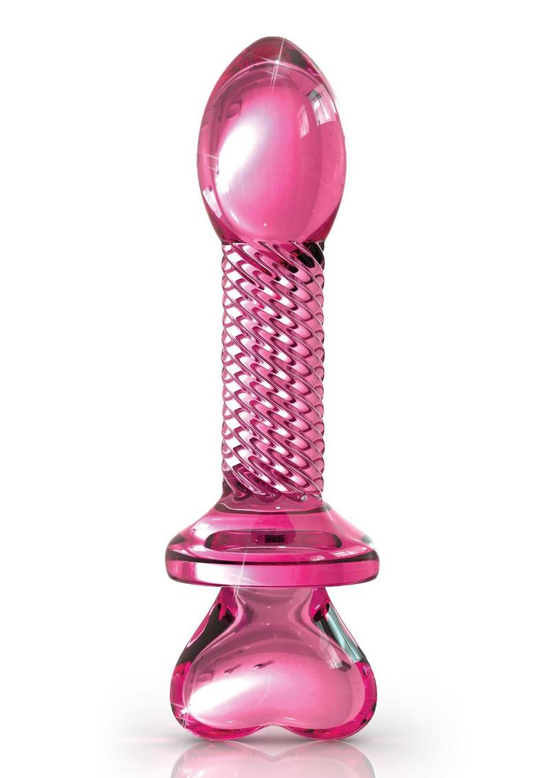 Icicles No. 82 Textured Glass Juicer Anal Probe