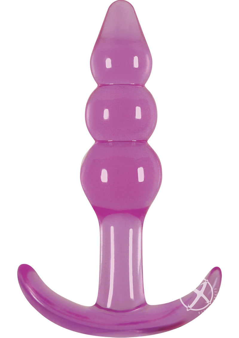 Jelly Rancher Ripple T Plug Clear Odorless TPE