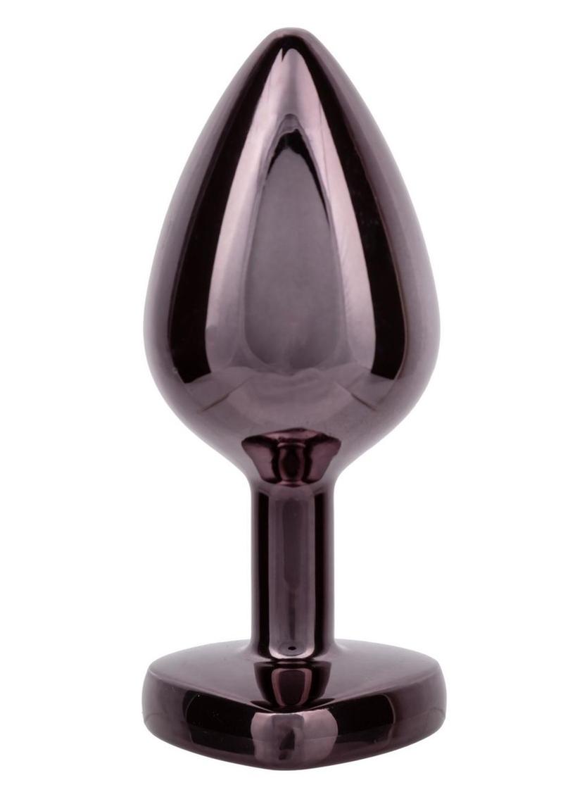 Calexotics Jewel Black Diamond Heart Plug