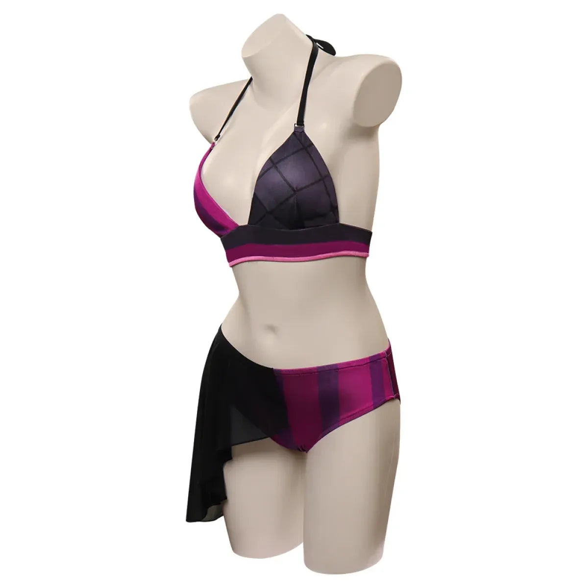 LoL Jinx Swimsuit Cosplay - Two-Piece Bikini for Summer & Halloween