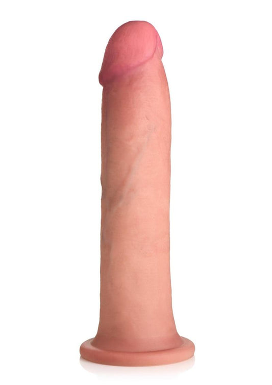 Jock Dual Density Silicone Dildo 8-Inch - Vanilla