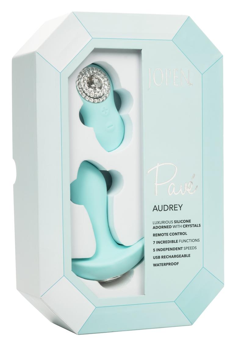 Jopen Pave Audrey Vibrating Anal Plug With Crystals