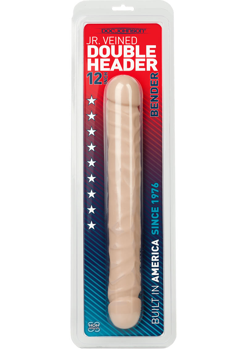 Jr Veined Double Header Bender Dildo