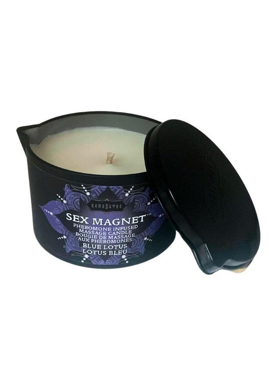 Kama Sutra Sex Magnet Blue Lotus Pheromone-Infused Massage Candle