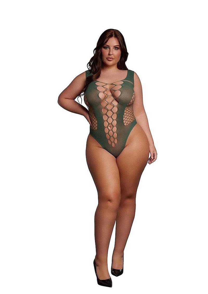 Le Désir V-neck Teddy Opaque Panels