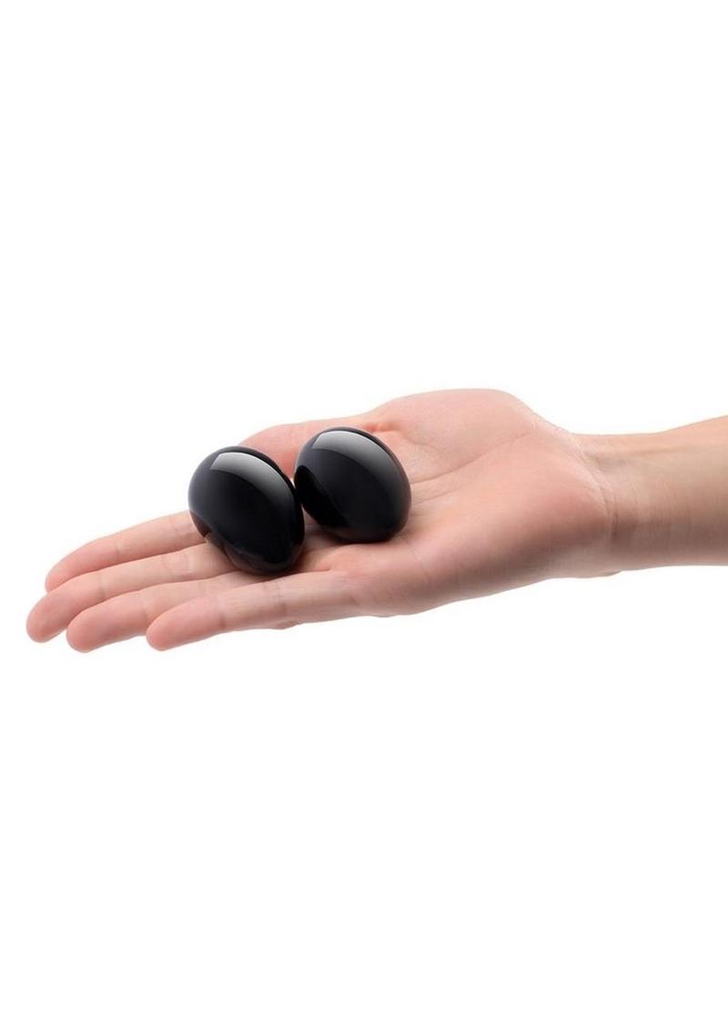 Le Wand Crystal Yoni Eggs Black Obsidian Pleasure Tool