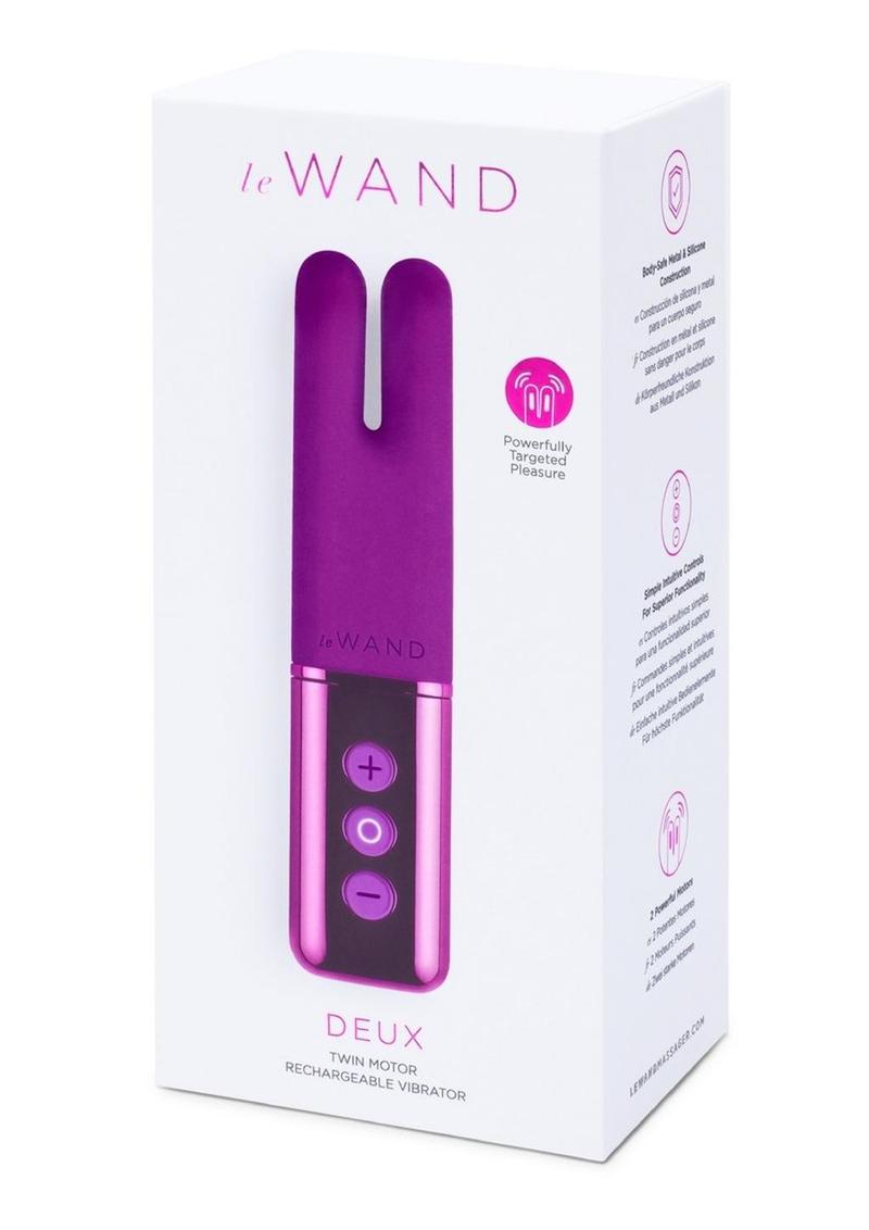 LeWand Deux Rose Gold Rechargeable Dual Motor Vibrator