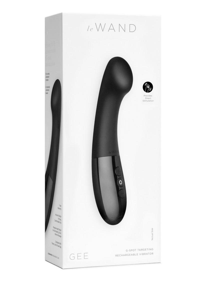 leWand Gee Rechargeable Silicone G-Spot Vibrator
