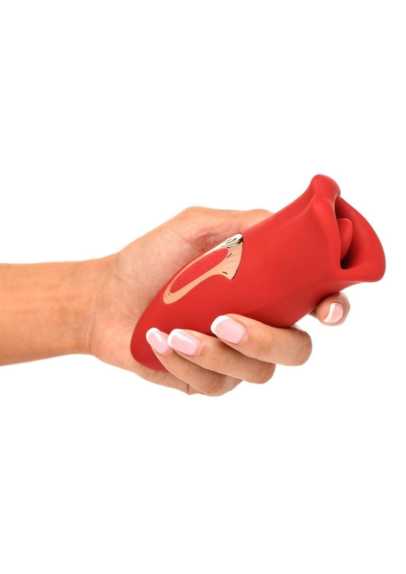 Lickgasm Tell Mini Kissing And Vibrating Clitoral Stimulator