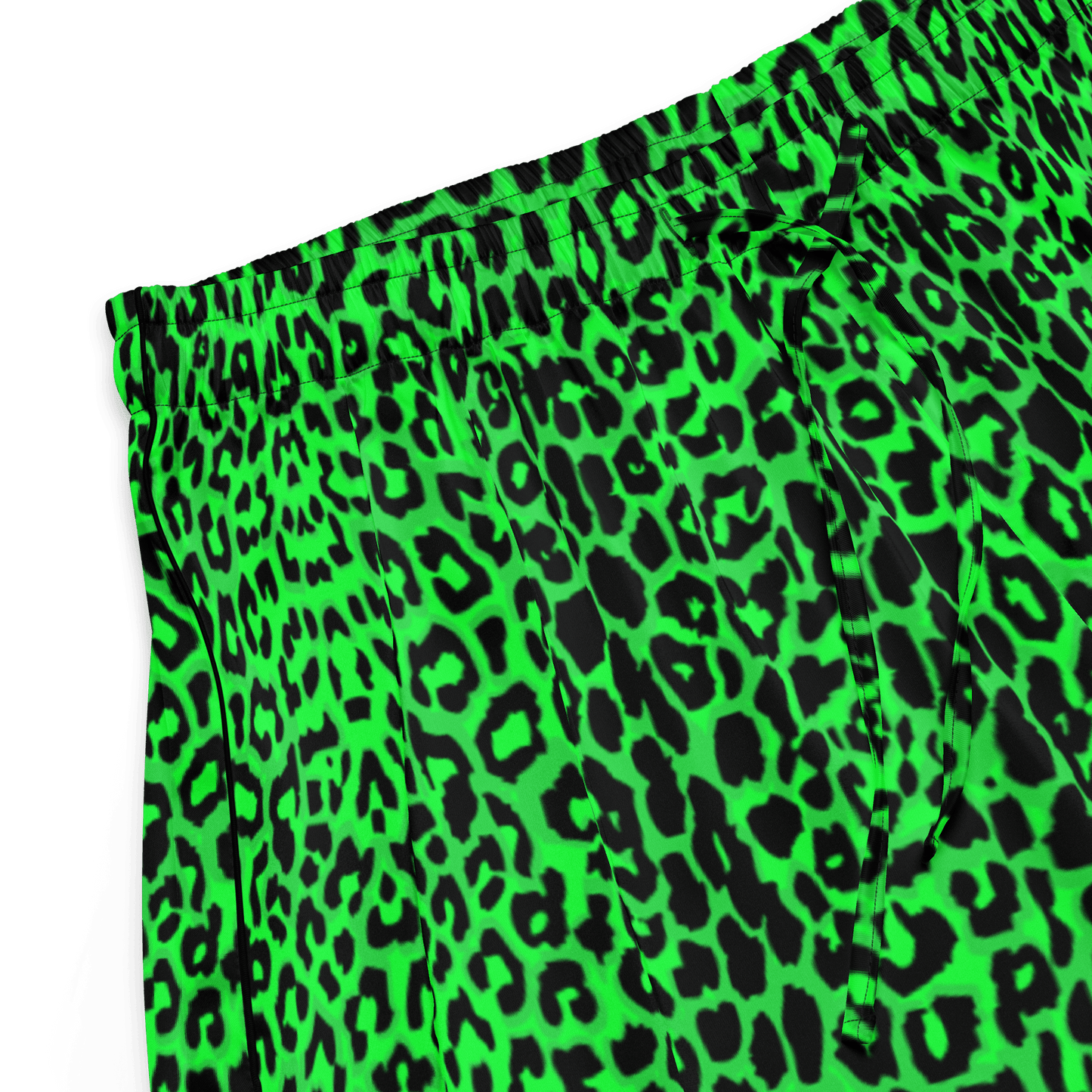 Lime Leopard Silky Pajama Bottoms