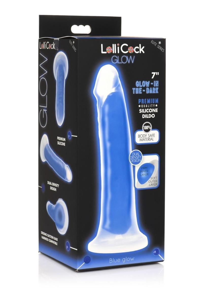 LolliCock Glow Premium Silicone Glow-in-the-Dark Dildo