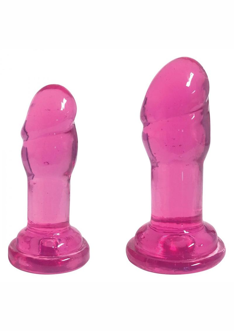 Lollicock Slim Sticks Duo Berry Blue Butt Plugs Set