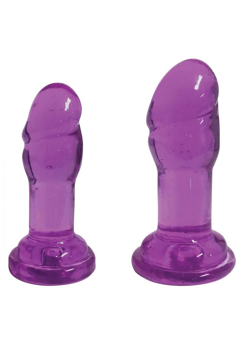 Lollicock Slim Sticks Duo Berry Blue Butt Plugs Set