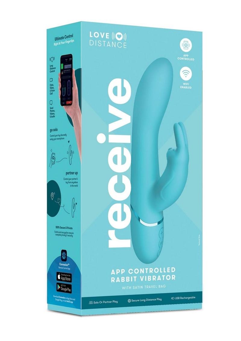 Love Distance Receive App Control Rabbit Vibrator