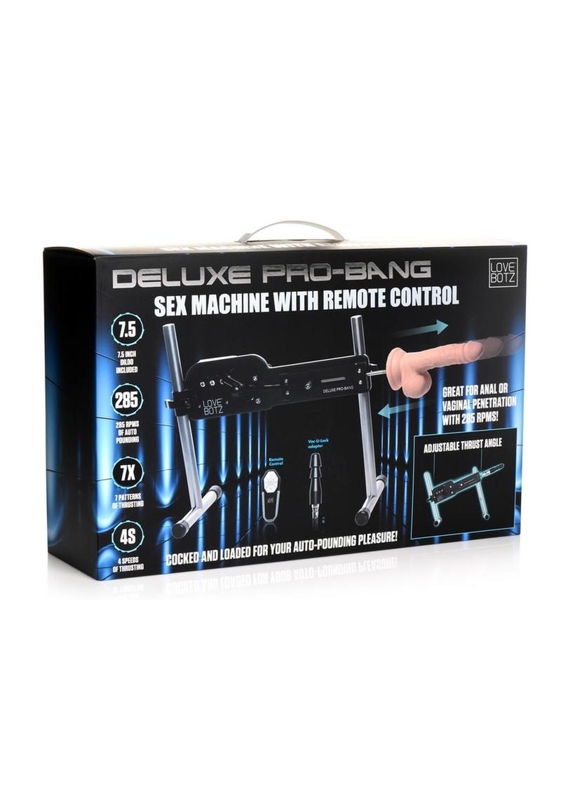 LoveBotz Deluxe Pro-Bang Sex Machine with Remote Control