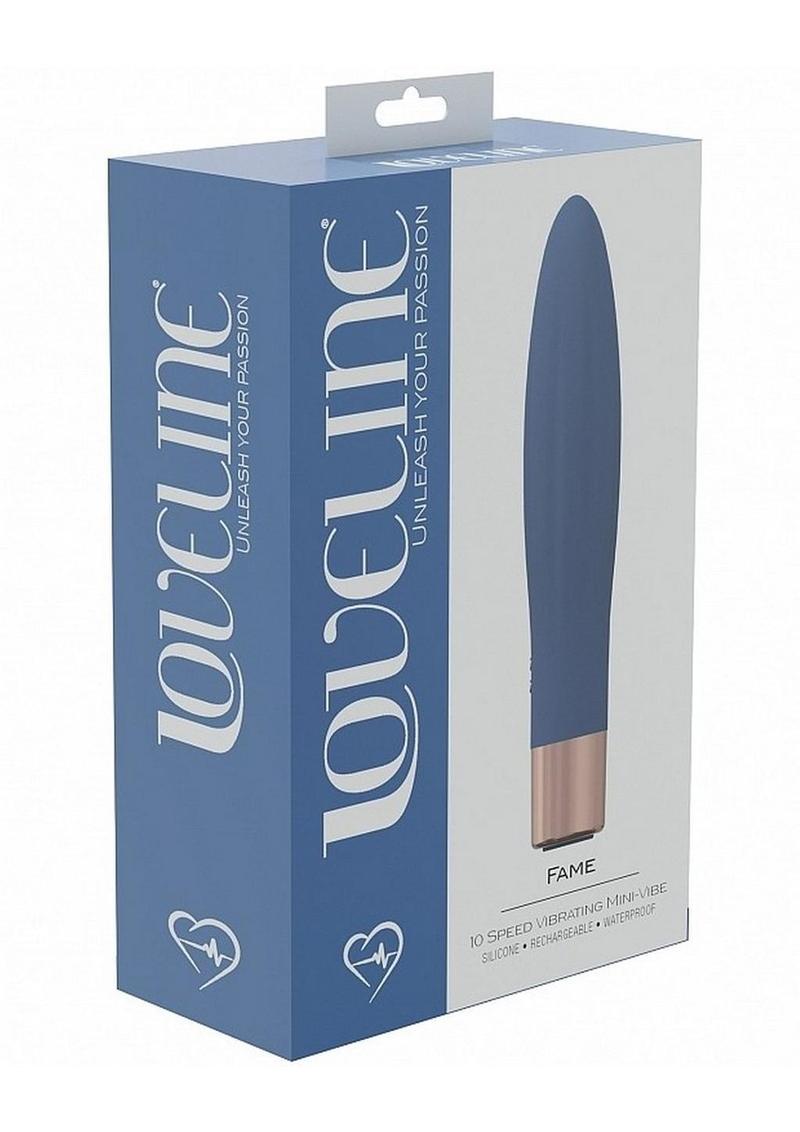 Loveline Fame Rechargeable Silicone 10-Speed Mini Vibrator