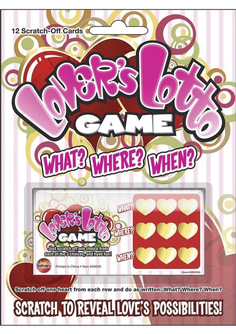 Lover’s Lotto Game Scratch to Reveal