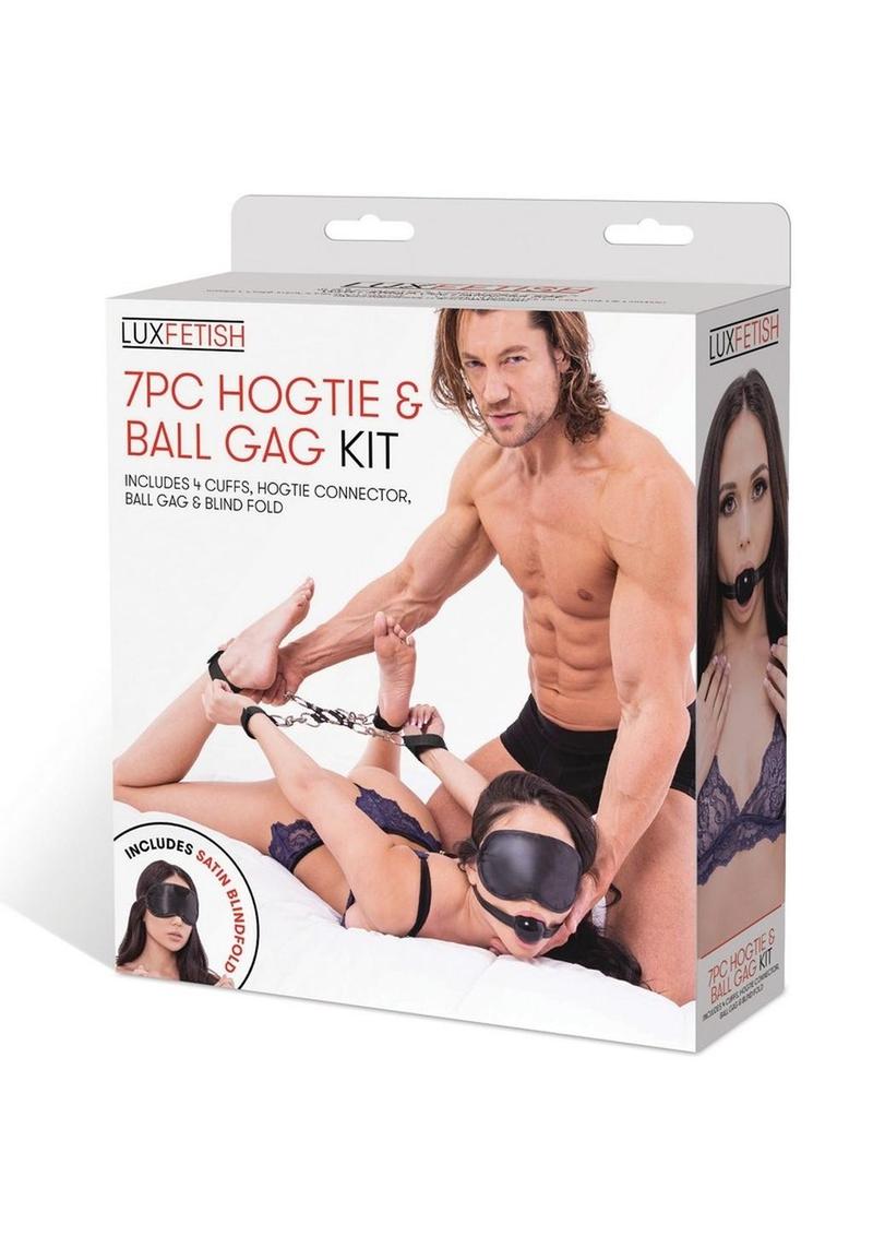 Lux Fetish Hogtie And Ball Gag Kit