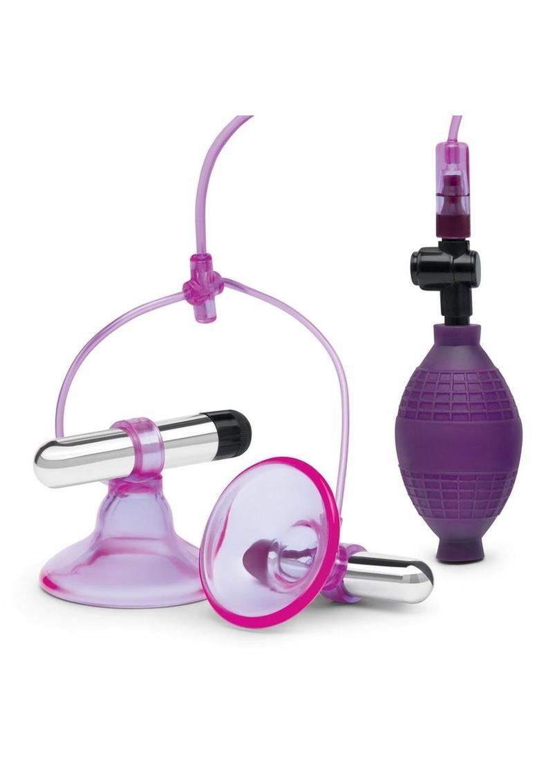 Lux Fetish Vibrating Nipple Suckers