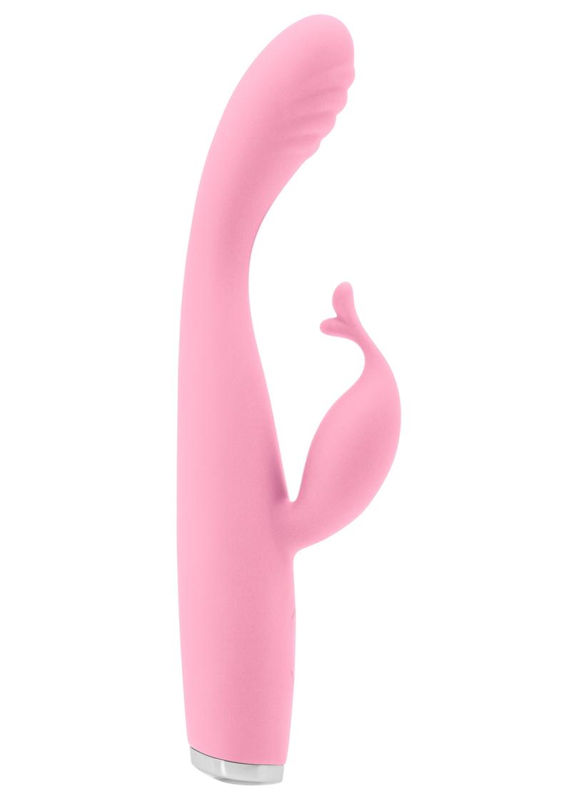Luxe Skye Silicone Rechargeable Slim Rabbit Vibrator