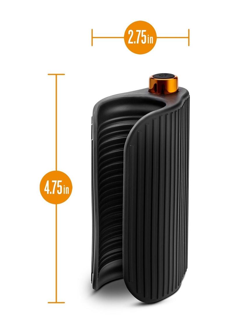 M Elite Platinum Wrapt Rechargeable Silicone Vibrating Stroker
