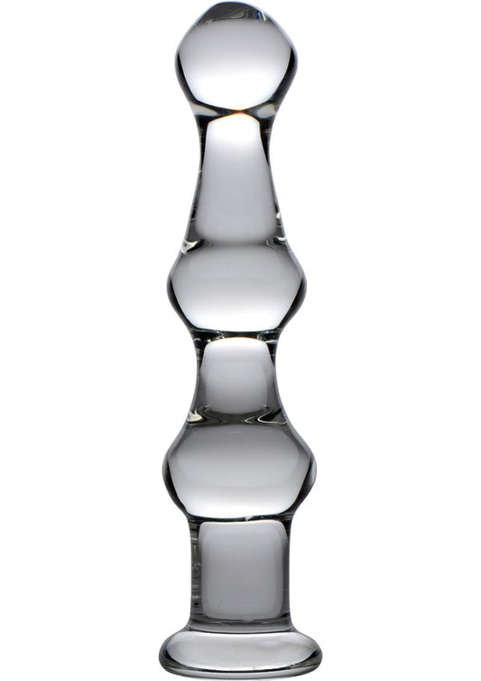 Master Series Mammoth 3 Bumps Advanced Stimulation Glass Dildo
