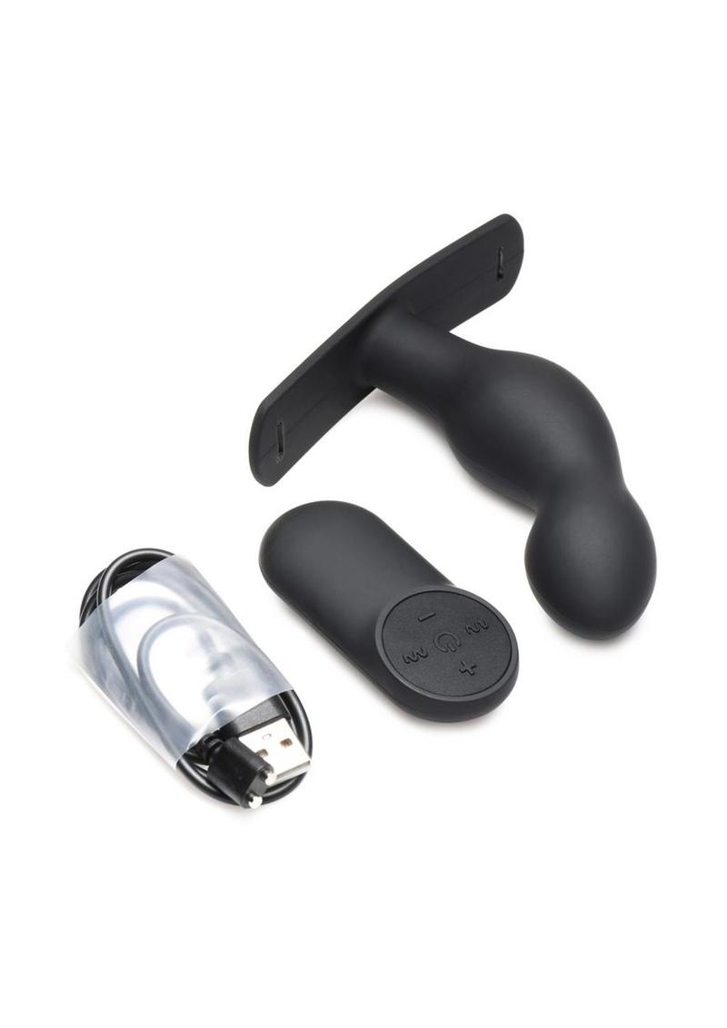 Master Series P-Spot Plugger Prostate Plug with Harness