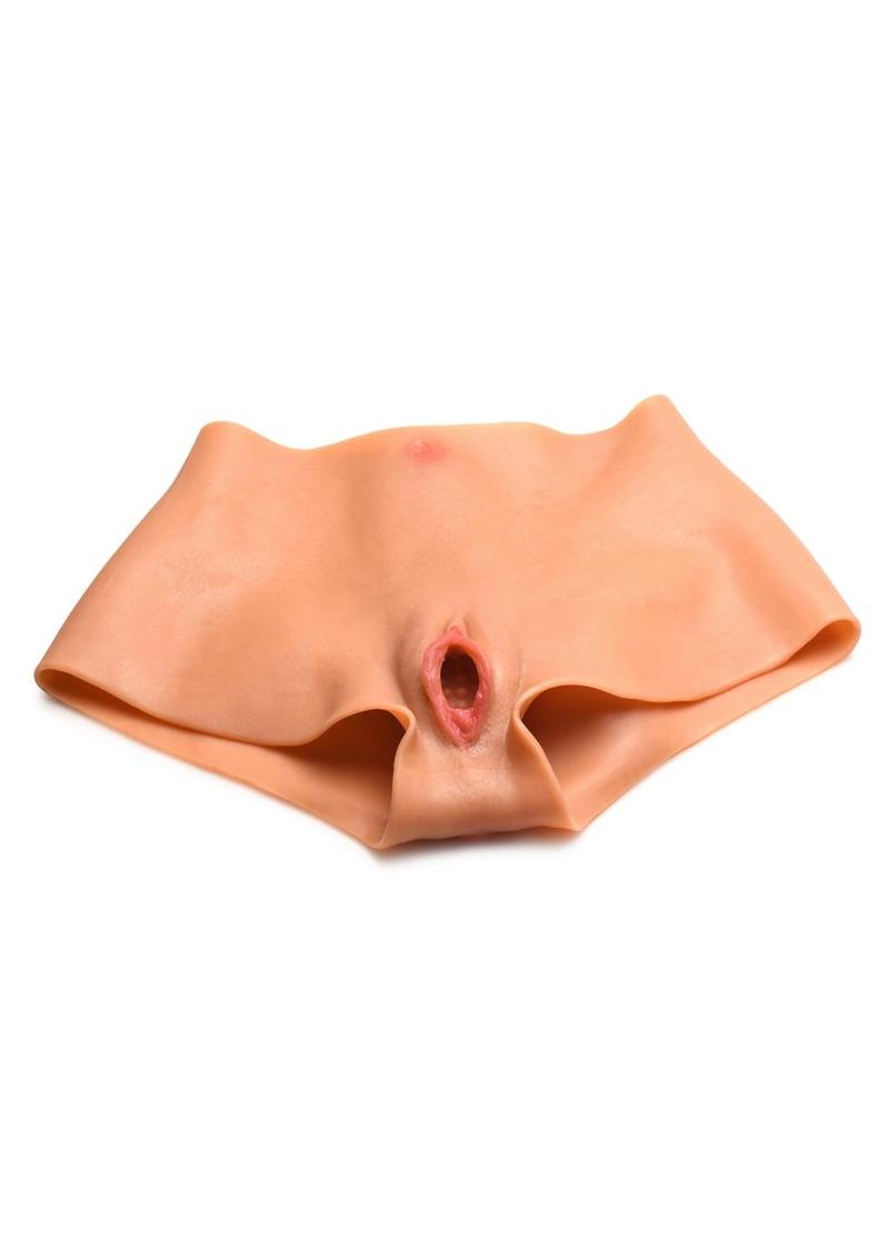 Pussy Panties Silicone Wearable Vagina & Ass Panties