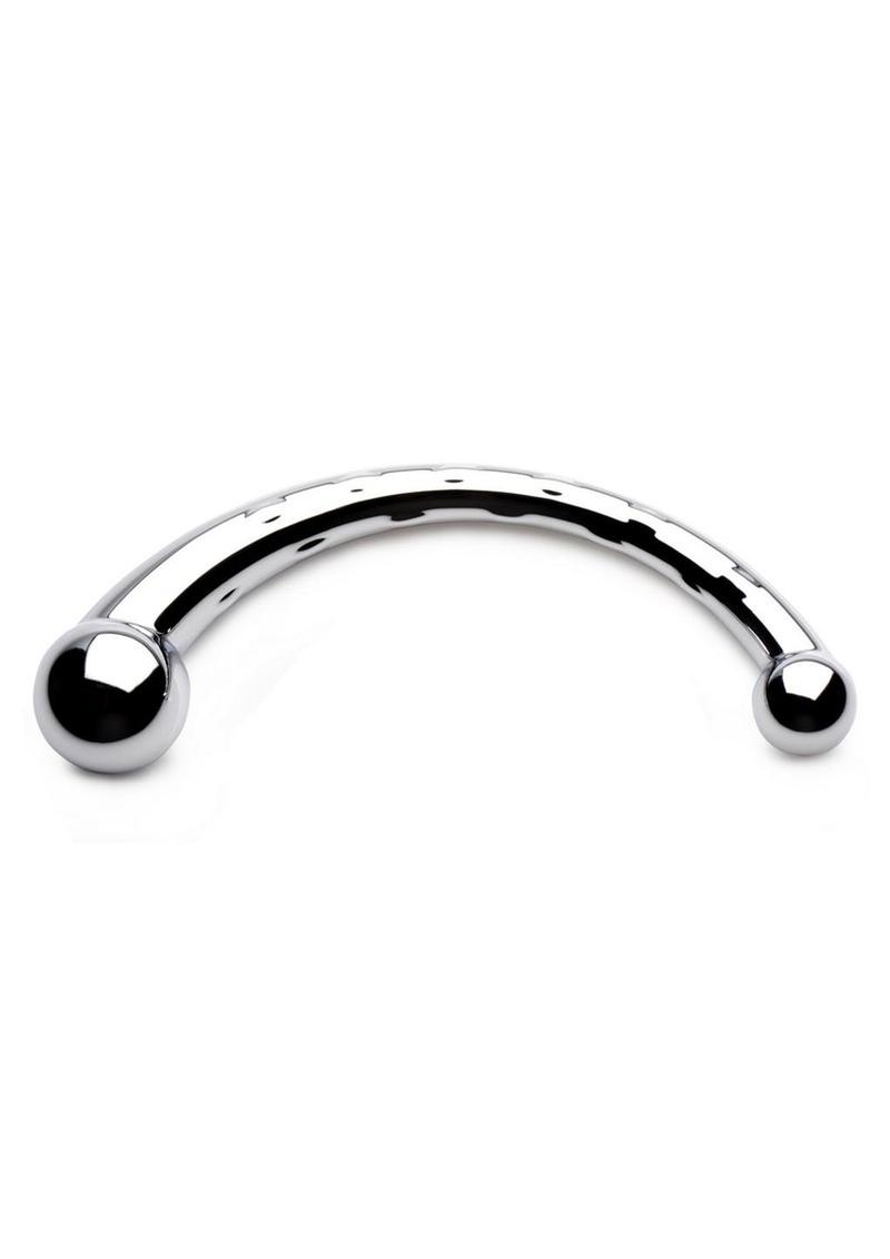 Master Series Curvy Steel Dual Ended Dildo