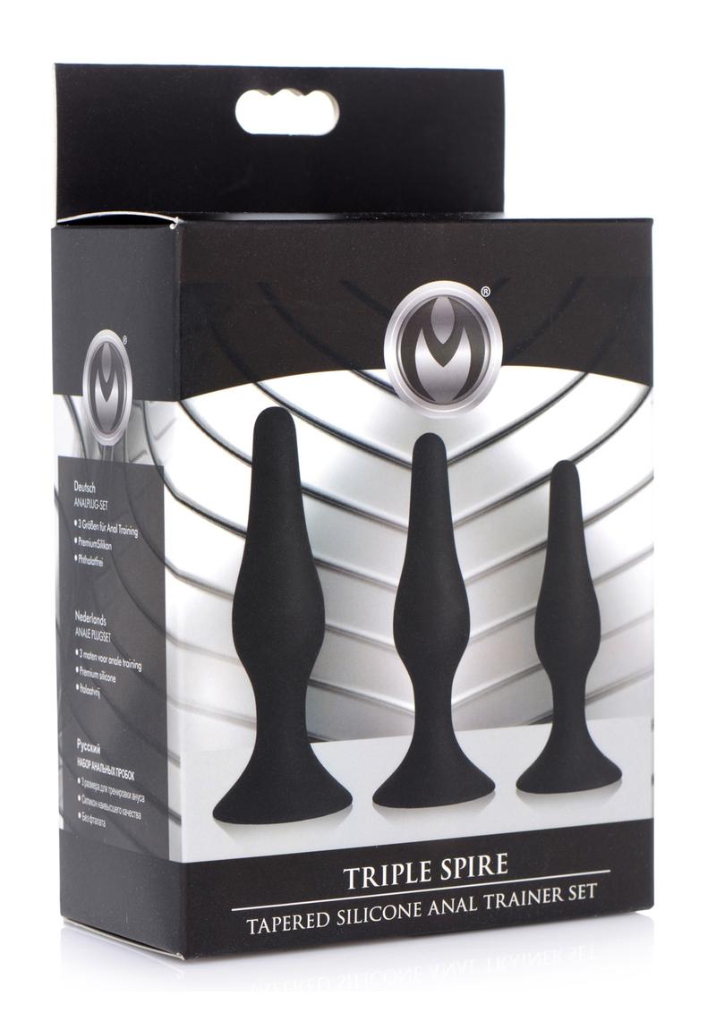 Master Series Triple Spire Tapered Anal Trainer Set