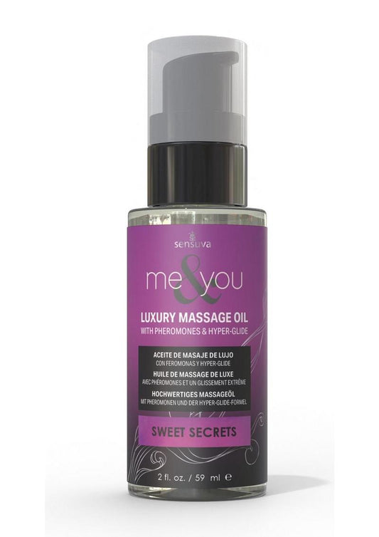 Sensuva Me And You Pheromone Luxury Massage Oil