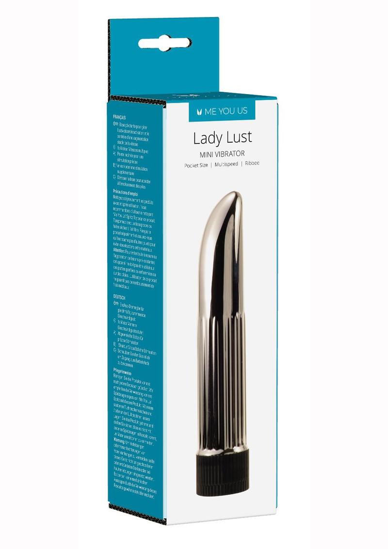 Me You Us Lady Lust Ribbed Waterproof Mini Vibrator
