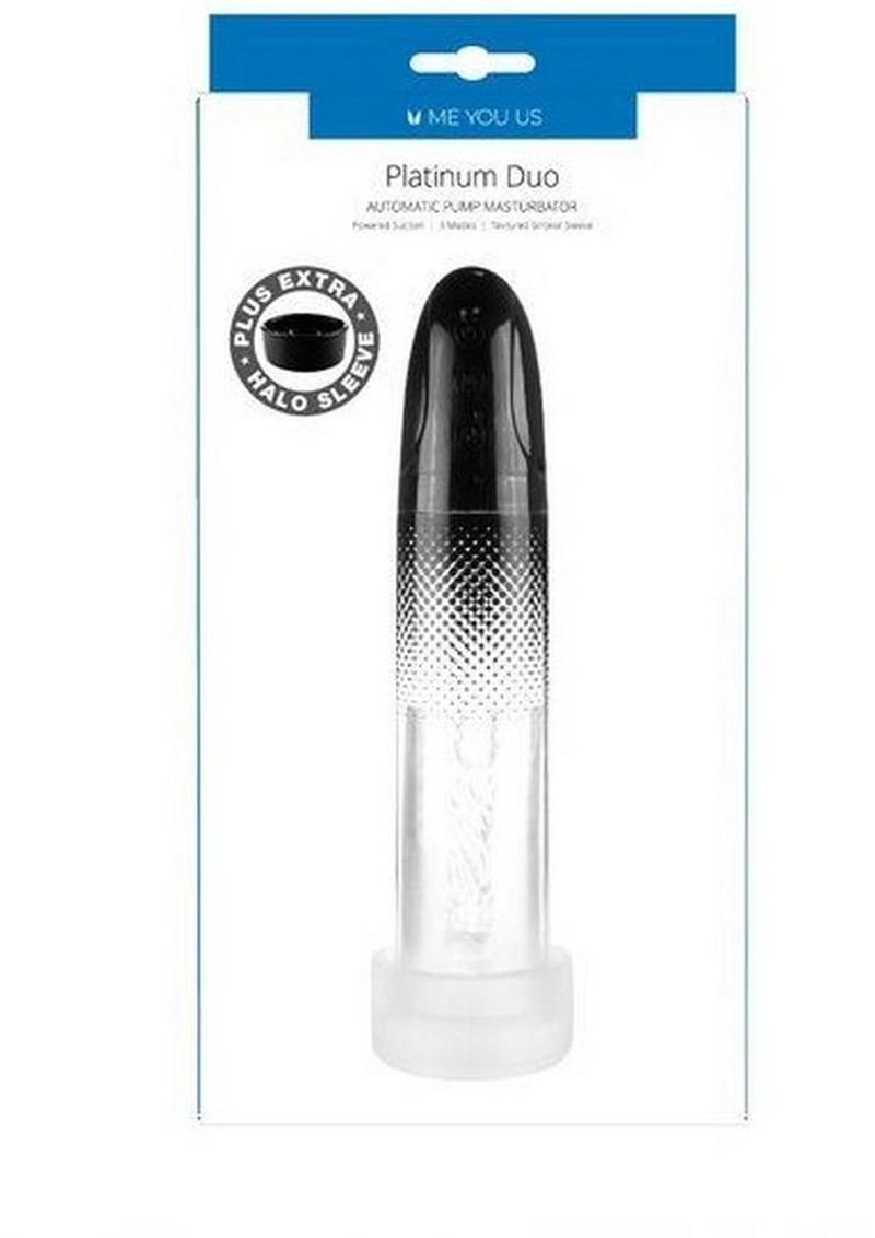 Me You Us Platinum Duo Automatic and Rechargeable Pump Masturbator